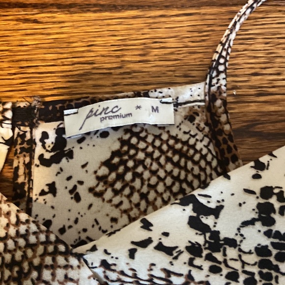 Pinc Premium brand - Snake skin and black bodycon bottom - Picture 2 of 3